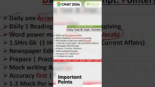 CMAT 2024 Important Points cmat [upl. by Joline]