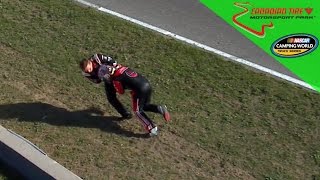 Custer tackles Nemechek after wild finish [upl. by Lennahc299]