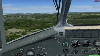 Transall C160 Sichtlandung in CoburgSteinrücken FSX [upl. by Sucirdor]