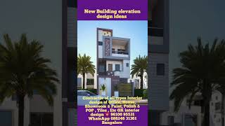 New Building elevation design ideas  Contractor of all types Interior design ideas  Building [upl. by Ressler874]