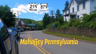 Passing Through Mahaffey Pennsylvania  6172024  Rt 219879 East [upl. by Aramad]