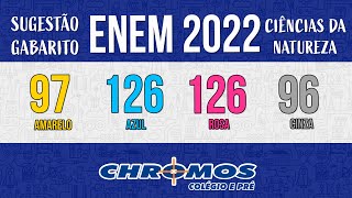 Gabarito ENEM 2022 CHROMOS  Prova Amarela Questão 97  Ciências da Natureza [upl. by Aldarcy896]