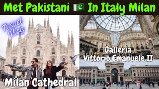 Visit to Milan Cathedral and Galleria Vittorio Emanuele 2  Milan 4K Drone View  Pakistani in Italy [upl. by Pavlish]