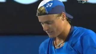 AO 2008 R3  Hewitt vs Baghdatis [upl. by Assilym883]