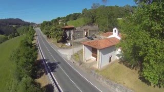 Plaza de toros cuadrada y Ermita de los Mártires de Rasines en Cantabria [upl. by Ennaihs632]