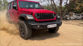 Jeep Wrangler Rubicon Trail Rated 4x4 JL 2024 ₹716 lakh  Reallife review [upl. by Ahseym]