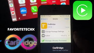 CarPlay with CarBridge Tweak  Youtube Screen Mirroring [upl. by Fleurette]