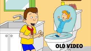 Caillou Flushes Rosie Down The ToiletGrounded REUPLOAD [upl. by Gibbie]