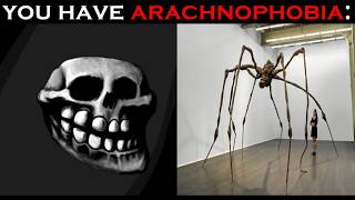 Troll face Becoming Uncanny meme  You have arachnophobia  20 phases [upl. by Brynn]