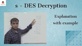 S  DES Decryption  Simplified data encryption standardSDES  Explanation with example [upl. by Ahsoj]