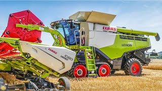 Großmähdrescher  2 CLAAS LEXION 770 Terra Trac  Getreideernte [upl. by Adler]