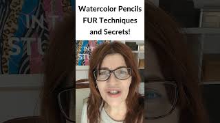 Watercolor Pencils FUR Painting Secrets [upl. by Huntlee]