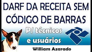 DARF não imprime código de barras  Programa da receita federal [upl. by Ettenan]