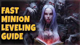 POE 313 Fast Summoner League Start Leveling Guide  How To Level With Minions Quickly [upl. by Ybrek367]