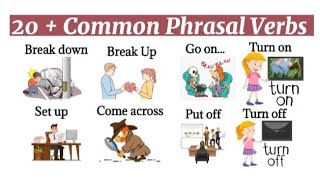 20  Phrasal Verbs with meanings  Do you know these phrasal verbs  phrasalverbs [upl. by Akemehs725]