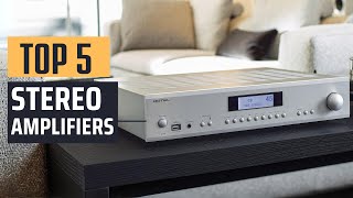 Best Stereo Amplifiers 2025  Top 5 Picks [upl. by Reppiks]