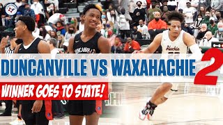 THE REMATCH 😳🤯 Duncanville vs Waxahachie WINNER Goes To STATE [upl. by Akiwak20]