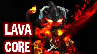 Obtaining the NEW Lava Core Armour  BlockMan Go  Skyblock [upl. by Ocsecnarf953]