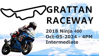 Grattan Raceway  Ninja 400  Sat  Oct052024  4PM  Intermediate [upl. by Akehsal]