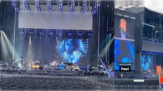 Paul McCartney Live Soundcheck At Estadio Centenario Montevideo Uruguay  1 October 2024 [upl. by Charla904]