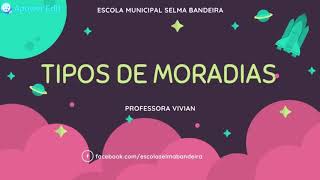 AULA DE GEOGRAFIA TIPOS DE MORADIAS [upl. by Ahsyas]