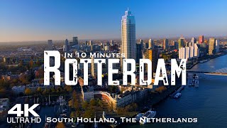 ROTTERDAM 2024 🇳🇱 Drone Aerial 4K  Holland Netherlands Nederland [upl. by Arakat874]