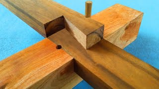 Amazing Japanese Wood Joining Traditional Carpentry No Screws [upl. by Roley]