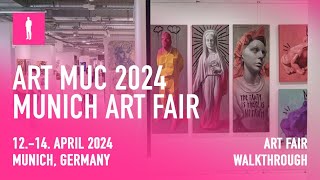 ART MUC 2024  Full Art Fair Walkthrough [upl. by Llekim]