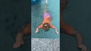 2 Year Old Swimming Kicks And Paddles toddler pool swimming howtoswim swimlessons swimmingpool [upl. by Airual]