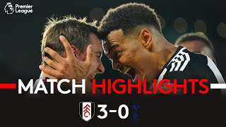 HIGHLIGHTS  Fulham 30 Spurs  London Derby Delight 🔥 [upl. by Tap664]