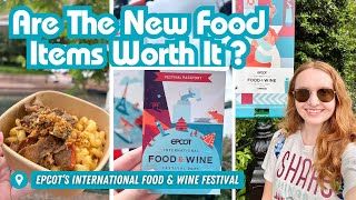 Epcot International Food amp Wine Festival Vlog  Trying New Food Items [upl. by Bromley]