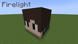 Firelight Minecraft Head TUTORIAL [upl. by Sana]