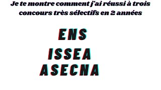 Comment jai fait pour réussir à trois concours très sélectifs étant UN étudiant moyen [upl. by Twedy362]