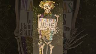 Mardi Gras legends are here at the Skeleton House in New Orleans for Halloween halloween shorts [upl. by Pail]