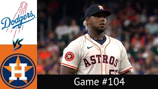 Astros VS Dodgers Condensed Game 72724 [upl. by Ymma]