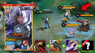 LANCELOT INSANE TRUE DAMAGE amp FULL DAMAGE BUILD 99 BROKEN  NEW BEST BUILD TO COUNTER META HEROES [upl. by Egiarc820]