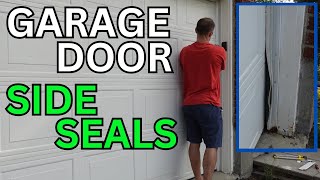 Easy Garage Door Side Seal Installation [upl. by Wieren]