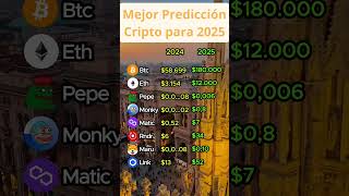 Mejor Predicción Cripto para 2025 [upl. by Adiel]