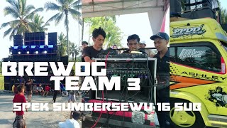 BREWOG AUDIO TEAM 3 CEK SOUND SUMBER WULUH [upl. by Sldney]