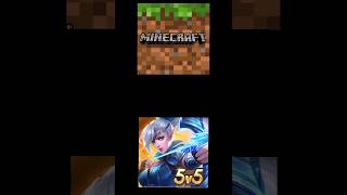 Minecraft vs Mobile legends🤗shorts [upl. by Brier]