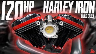 Harley Iron 883 to 1275 Build Ep 03 [upl. by Eeroc]