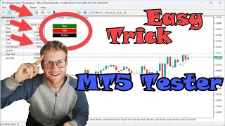 How to Trade Manually in the MetaTrader 5 Tester  mql5 Programming [upl. by Sergu]