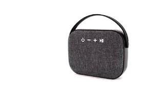 Woven fabric Bluetooth speaker  10831200 [upl. by Marlie224]