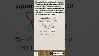 Estimating Saltwater Crocodile Population in Kakadu National Park  Math in Real Life [upl. by Moira]
