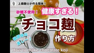 健康すぎるチョコ【チョコ麹の作り方】砂糖一切不要なのに甘くて美味！ [upl. by Araccot]