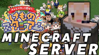 【けものスタジアム】Minecraft Server with Viewers First time visit【Coyote  KemoV】 [upl. by Medarda]