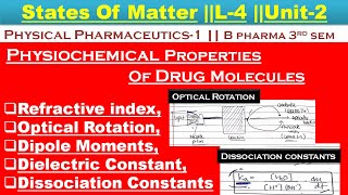 States Of Matter  L4 Unit2 Physical Pharmaceutics 1 B pharmacy 3rd Sem  Carewell Pharma [upl. by Jr540]