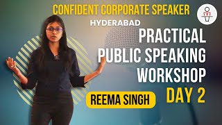 Reema Singh Presentation 2  Best Practical Public Speaking Training Hyderabad  Confidence Building [upl. by Cletis]