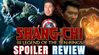 ShangChi SPOILER REVIEW  Easter Eggs amp End Post Credit Scene Explained [upl. by Eintruoc]