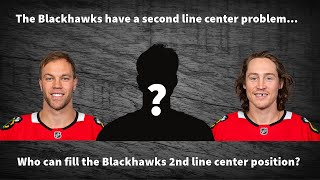 The Blackhawks have a second line center problem  Who can fill the Blackhawks 2nd line center hole [upl. by Juliano]